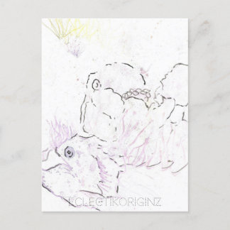 Zaubertinte Postkarte