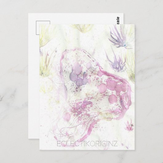 Zaubertinte Postkarte (Vorne/Hinten)