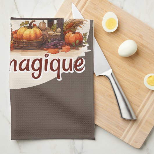 Zaubertisch Geschirrtuch (Viertel Falte)