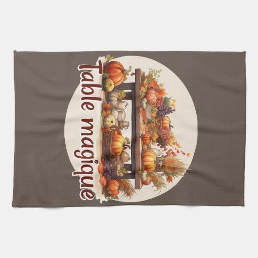 Zaubertisch Geschirrtuch (Horizontal)