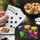 Zaubertisch-Tischdecke (1) Spielkarten (In Situ)