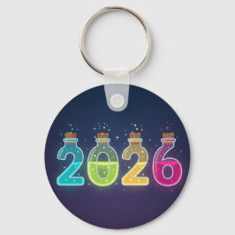 Zaubertrank 2026 Glühen beidseitig Schlüsselanhänger