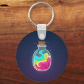 Zaubertrank 2026 Glühen beidseitig Schlüsselanhänger (Rückseite)