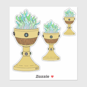 Zaubertrank in Mazer und Chalice Combo Aufkleber