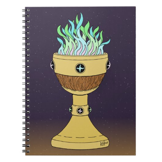 Zaubertrank in Mazer und Chalice Combo Notizblock (Vorderseite)