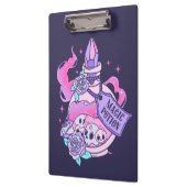 Zaubertrank Niedlich rosa Halloween-Flasche Klemmbrett (Links)