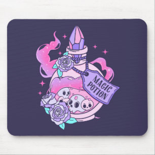 Zaubertrank Niedlich rosa Halloween-Flasche Mousepad