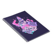 Zaubertrank Niedlich rosa Halloween-Flasche Notizblock (Rechte Seite)