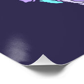 Zaubertrank Niedlich rosa Halloween-Flasche Poster (Ecke)