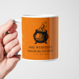 Zaubertrank Orange zu Halloween Kaffeetasse