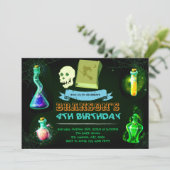 Zaubertrank-Party Einladung (Stehend Vorderseite)