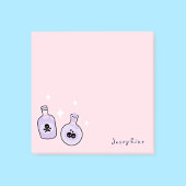 Zaubertrank Pink und Lila Post-it Klebezettel