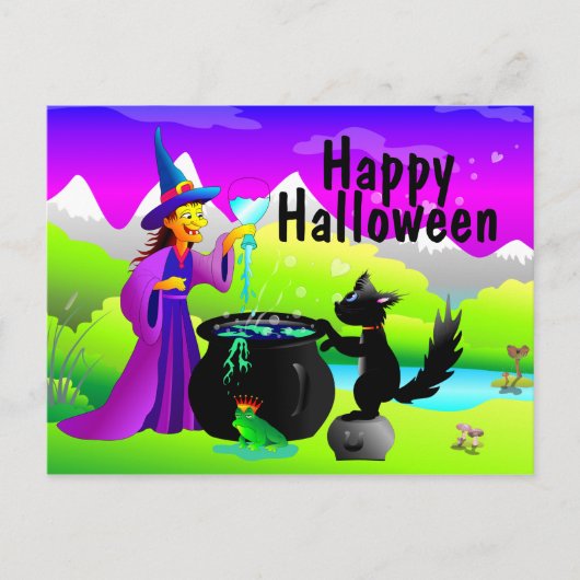 Zaubertrank Postkarte (Vorderseite)