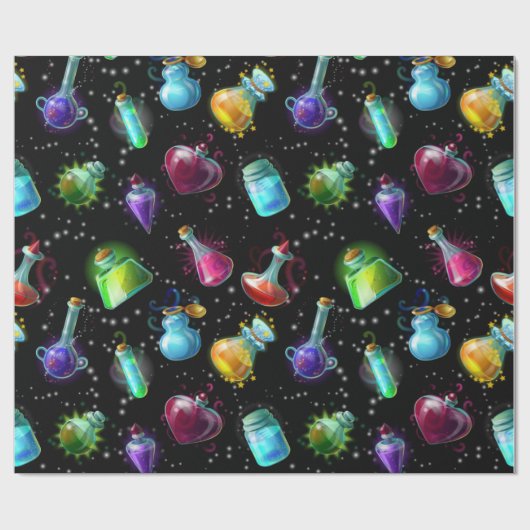 Zaubertränke Geschenkpapier (Flach)