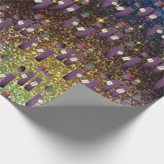 Zaubertränke Geschenkpapier (Ecke)