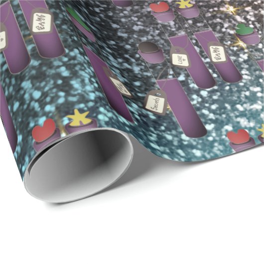 Zaubertränke Geschenkpapier (Rolleneckpunkt)