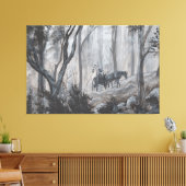 Zaubertreppe Leinwanddruck (Insitu (Wohnzimmer))