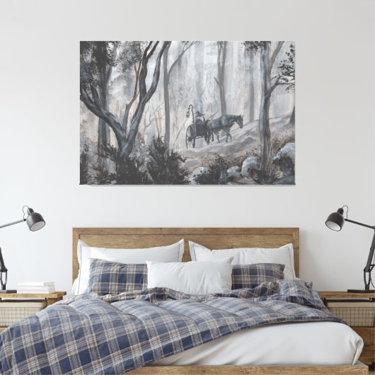 Zaubertreppe Leinwanddruck (Insitu (Schlafzimmer))