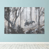 Zaubertreppe Leinwanddruck (Insitu (Holzboden))