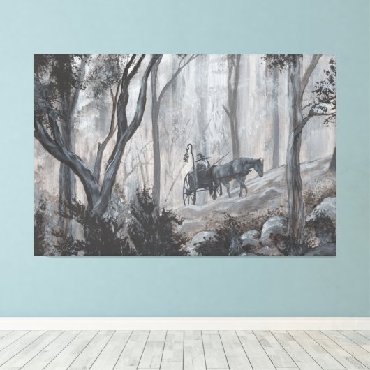 Zaubertreppe Leinwanddruck (Insitu (Holzboden))