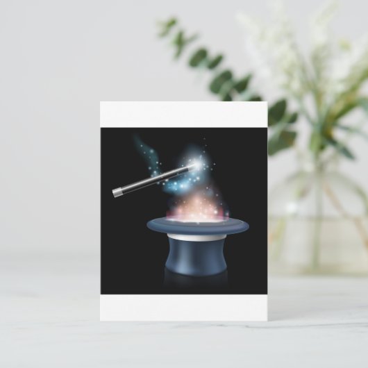 Zaubertrick Postkarte (Stehend Vorderseite)