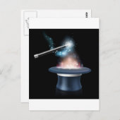 Zaubertrick Postkarte (Vorne/Hinten)