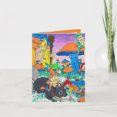 Zaubertrollkarte Dankeskarte (Vorderseite)