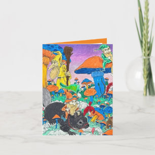 Zaubertrollkarte Dankeskarte