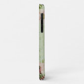 Zauberturm mit rosa Blumenparis Case-Mate iPhone Hülle (Hinten/Links)