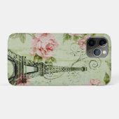 Zauberturm mit rosa Blumenparis Case-Mate iPhone Hülle (Rückseite (Horizontal))