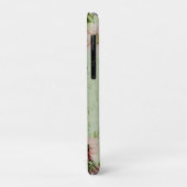 Zauberturm mit rosa Blumenparis Case-Mate iPhone Hülle (Hinten/Links)