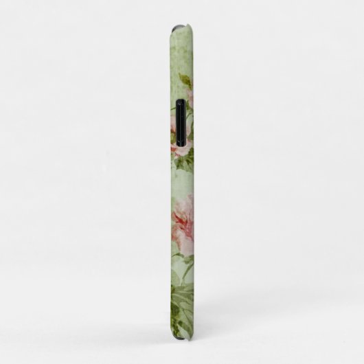 Zauberturm mit rosa Blumenparis Case-Mate iPhone Hülle (Hinten/Rechts)