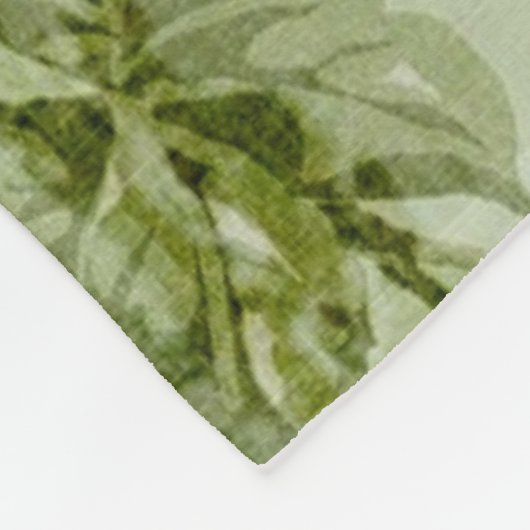 Zauberturm mit rosa Blumenparis Fleecedecke (Ecke)