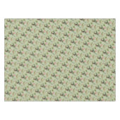 Zauberturm mit rosa Blumenparis Tischdecke (Vorderseite (Horizontal))