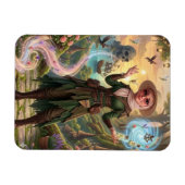 Zauberwald-Fantasie-Puzzle Magnet (Horizontal)