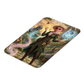 Zauberwald-Fantasie-Puzzle Magnet (Linke Seite)