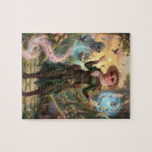 Zauberwald-Fantasie-Puzzle Puzzle (Horizontal)
