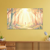 Zauberwald Leinwanddruck (Insitu (Wohnzimmer))