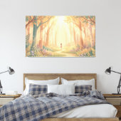 Zauberwald Leinwanddruck (Insitu (Schlafzimmer))