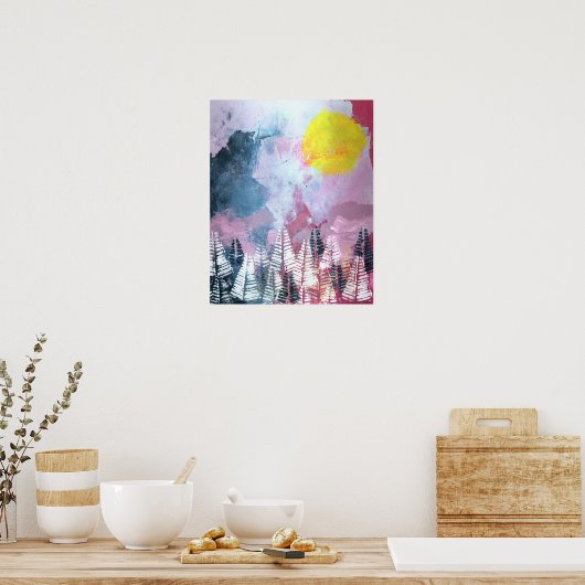 Zauberwald Poster (Küche)