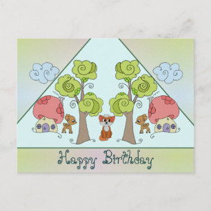 Zauberwald Postkarte