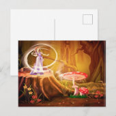 Zauberwald Postkarte (Vorne/Hinten)
