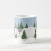 Zauberwald Weihnachtstag Tasse (Mittel)