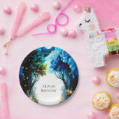 Zauberwald zum Geburtstag Pappteller (Party)