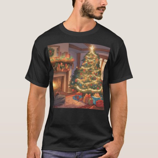 Zauberweihnachtsbaum T-Shirt (Vorderseite)