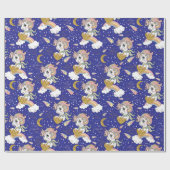 Zauberwürfel und Regenbogen Geschenkpapier (Flach)