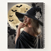 Zauberzeitschrift für Hexenmagie Notizblock (Rückseite)