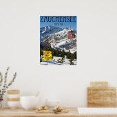 Zauchensee Ski Area 18x24 Poster (Küche)