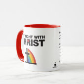 Zaum für Christus-Tasse Tasse (Vorderseite Links)