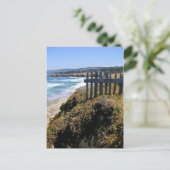 Zaun an der Kante Ankündigungspostkarte (Stehend Vorderseite)